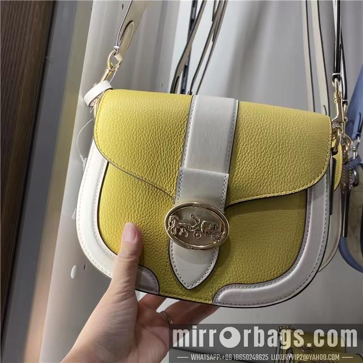 Replica Coach Bags C3596 Georgie Saddle 21x17.5x6.5cm JH01