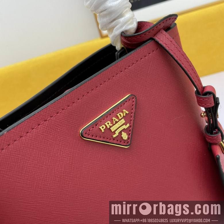 Replica Prada Bags WW1BA219红 21X11X18