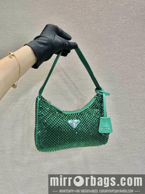 Replica Prada Bags Prada Hobo 1NE515闪钻23x13x5cm AP3色