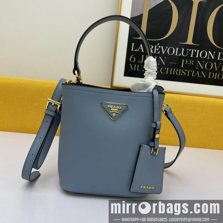 Replica Prada Bags WW1BA219天蓝 21X11X18