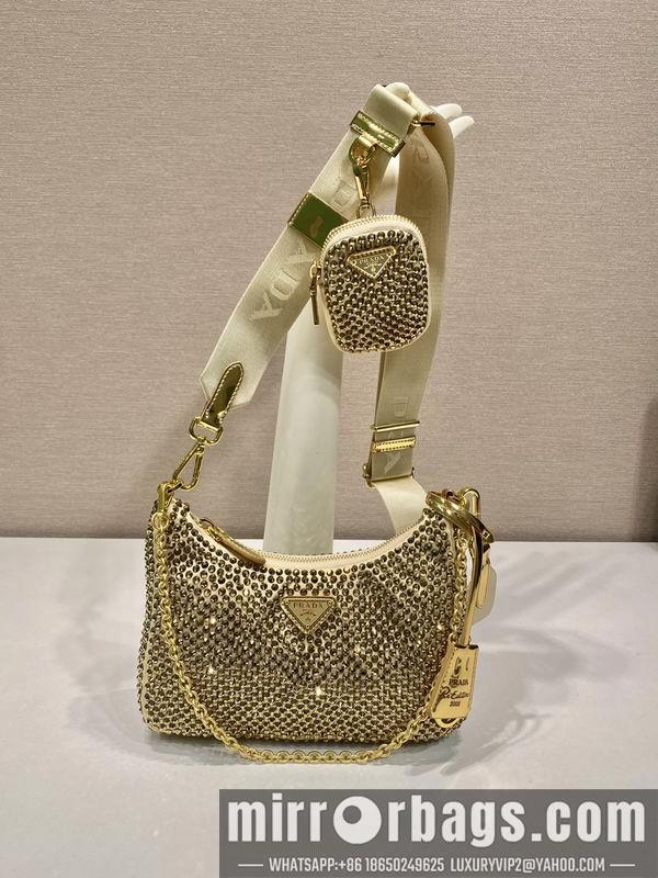 Replica Prada Bags Prada 1BH204闪钻 22x16x6cm AP