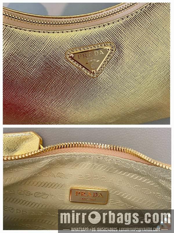 Replica Prada Bags Prada hobo 1BC204B金23x17x6.5cm AP