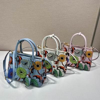 Replica Prada Bags Prada 1BA896花卉24.5x16.5x11cm AP