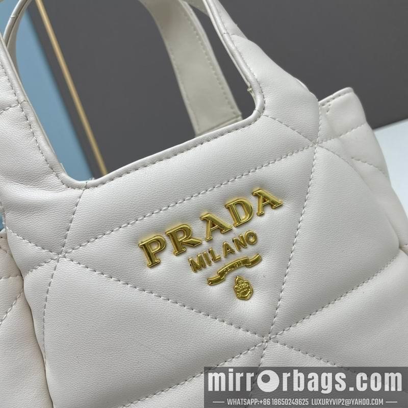 Replica Prada Bags Prada 1BG199菱格菜篮子18x16x10cm ww