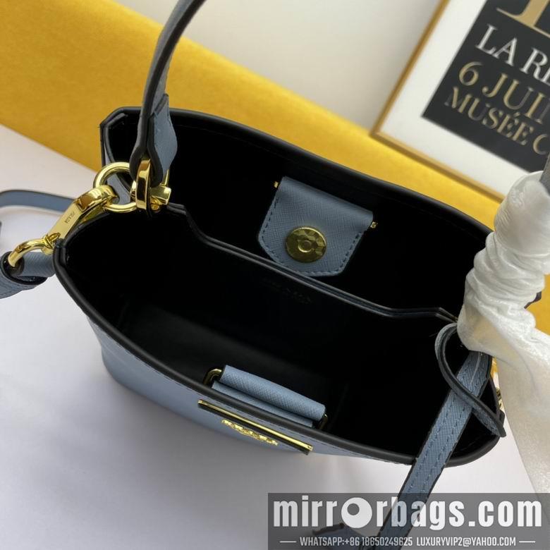 Replica Prada Bags WW1BA219天蓝 21X11X18