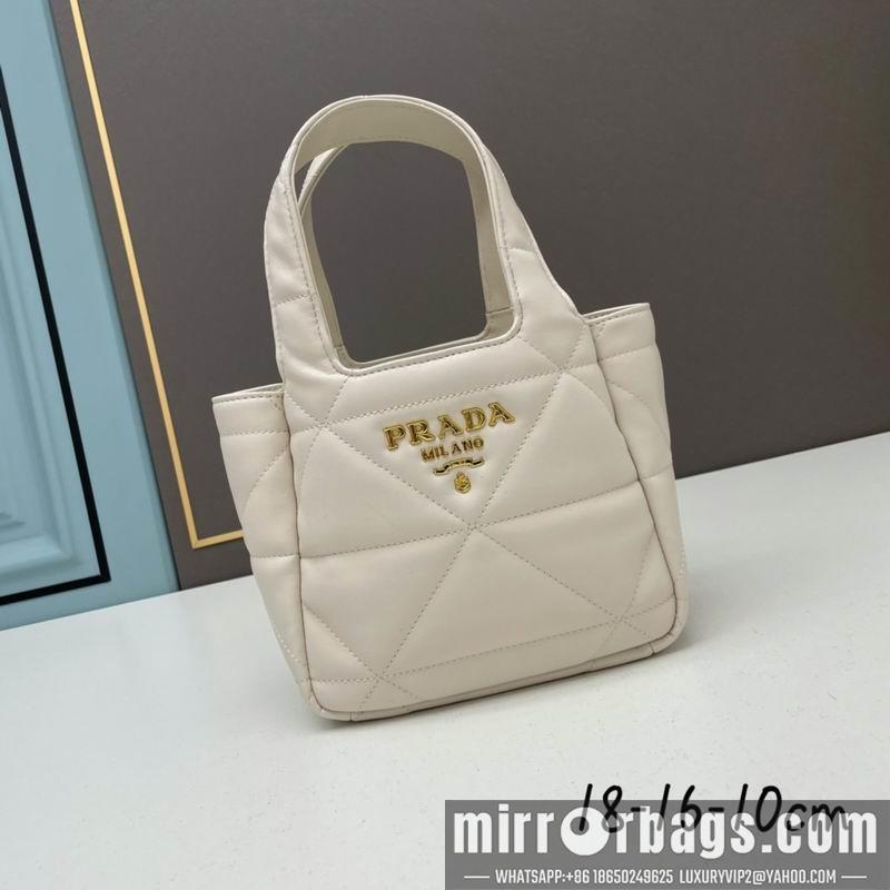Replica Prada Bags Prada 1BG199菱格菜篮子18x16x10cm ww
