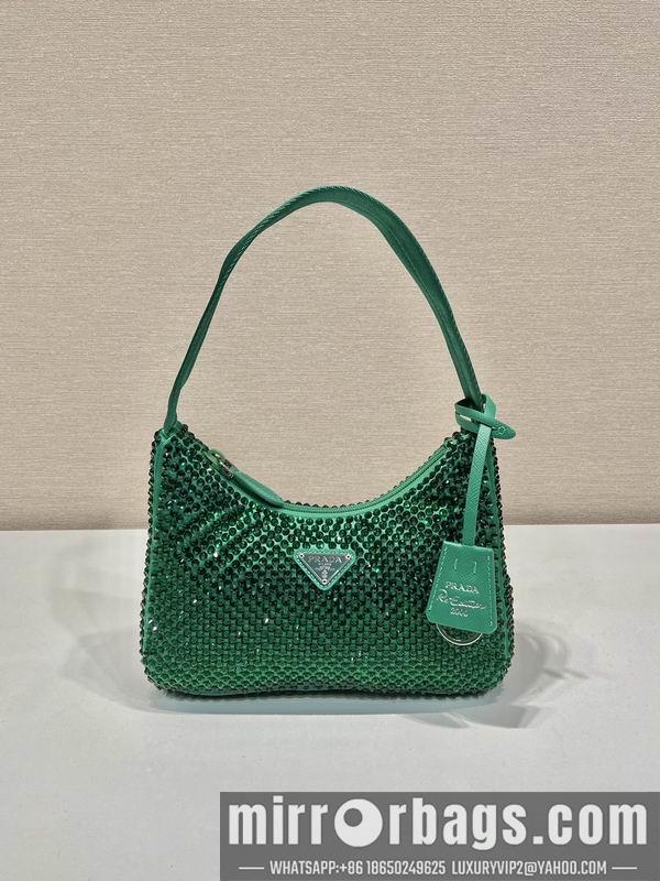 Replica Prada Bags Prada Hobo 1NE515闪钻23x13x5cm AP3色