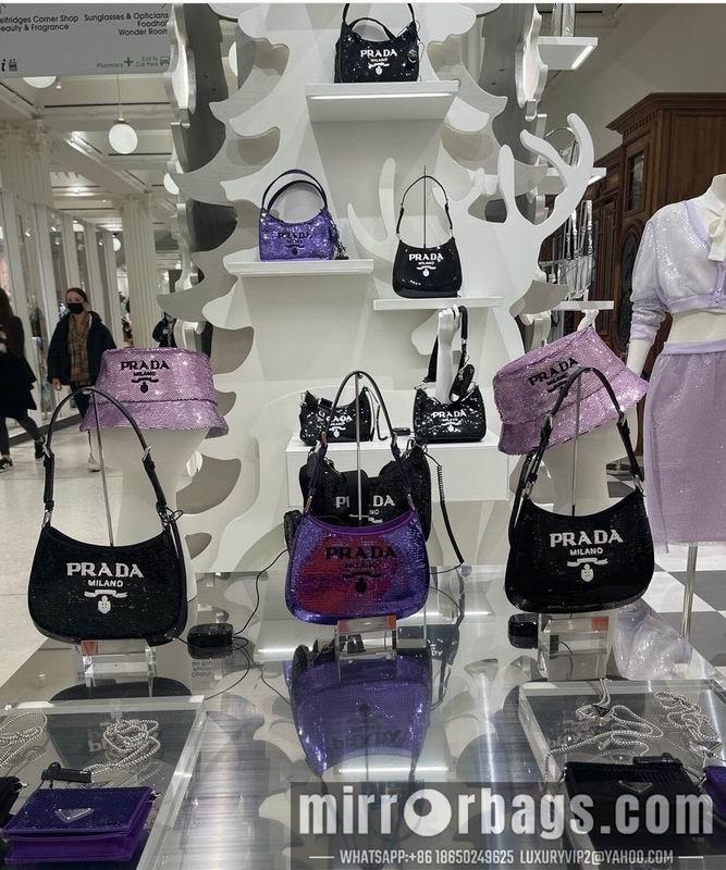 Replica Prada Bags HOBO 1BC169 22X18.5X4.5cm Ap