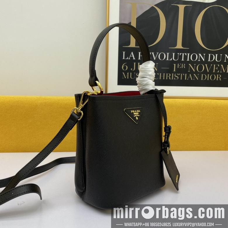Replica Prada Bags WW1BA219黑 21X11X18