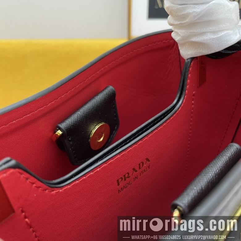 Replica Prada Bags WW1BA219黑 21X11X18
