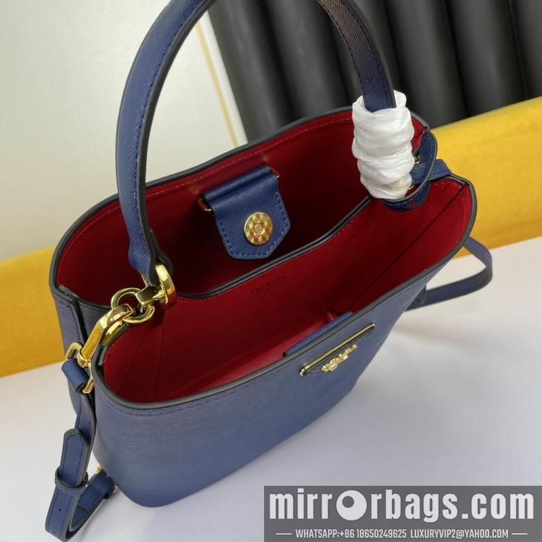 Replica Prada Bags WW1BA213蓝 23X13X22