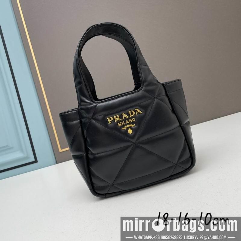 Replica Prada Bags Prada 1BG199菱格菜篮子18x16x10cm ww