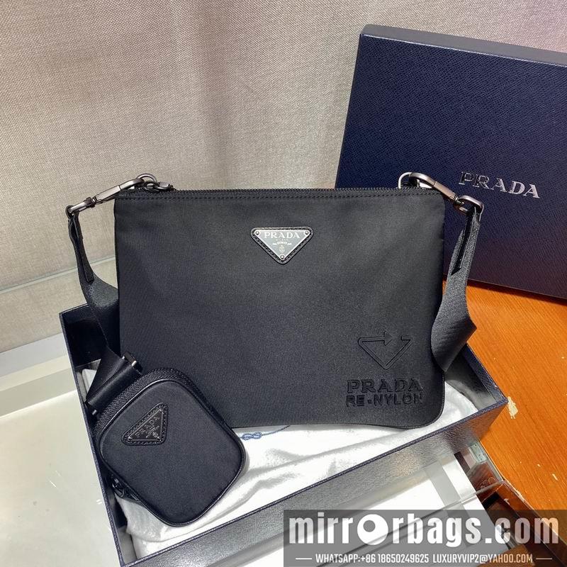 Replica Prada Bags Re-Nylon Saffiano 2VH120 26x185x3cm ap 58