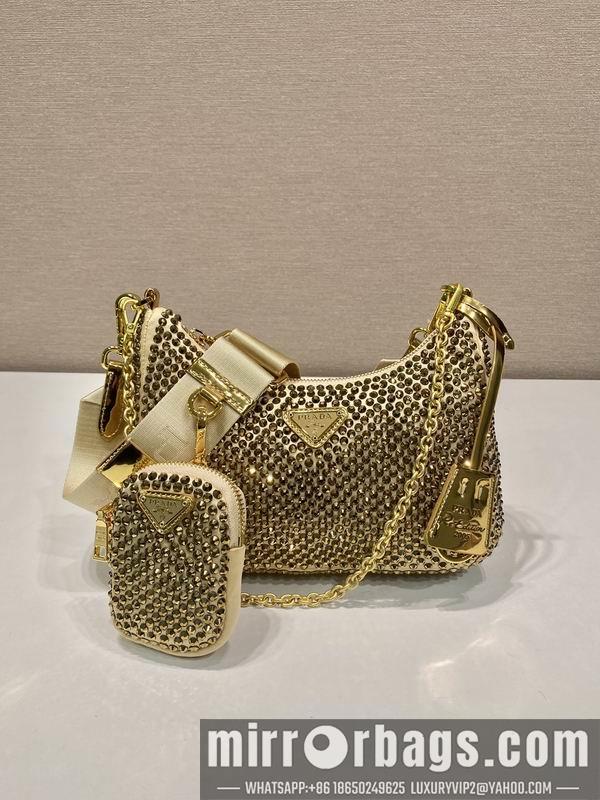 Replica Prada Bags Prada 1BH204闪钻 22x16x6cm AP