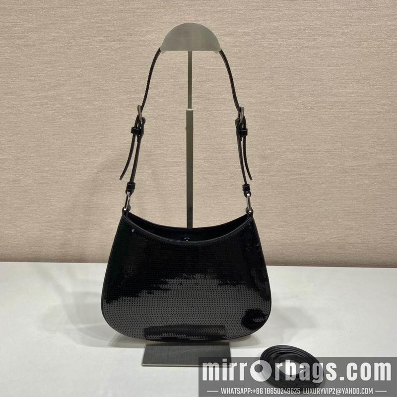 Replica Prada Bags HOBO 1BC169 22X18.5X4.5cm Ap