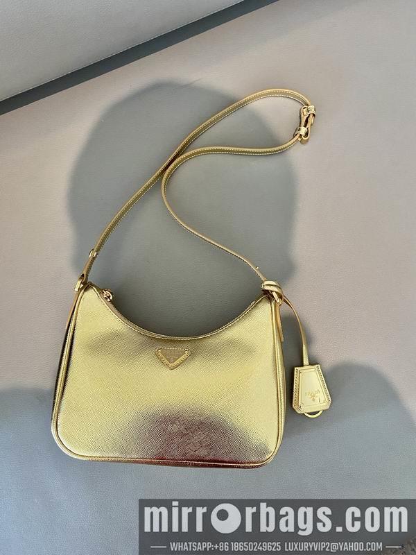Replica Prada Bags Prada hobo 1BC204B金23x17x6.5cm AP