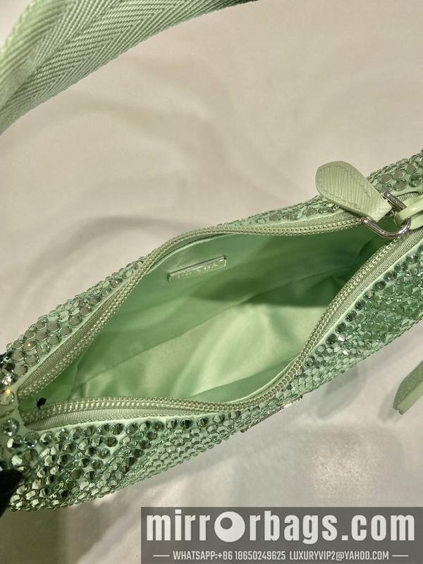Replica Prada Bags Prada Hobo 1NE515闪钻23x13x5cm AP3色