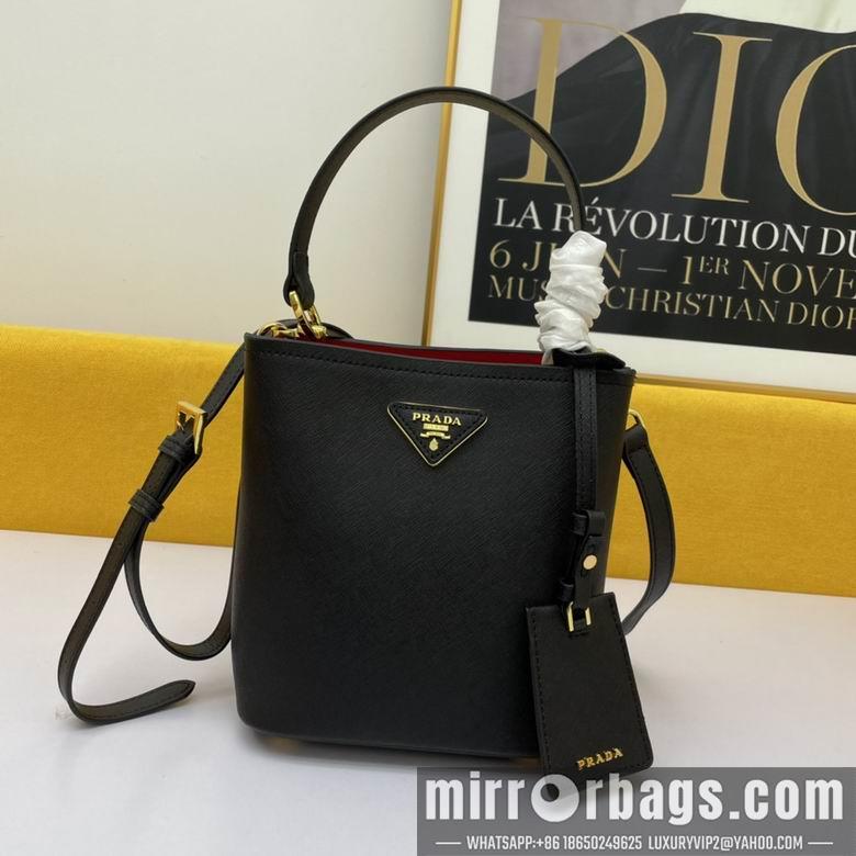 Replica Prada Bags WW1BA219黑 21X11X18