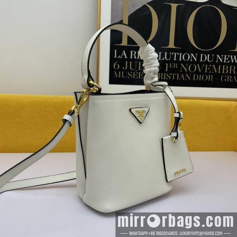 Replica Prada Bags WW1BA219白 21X11X18
