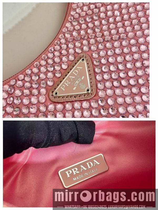 Replica Prada Bags Prada Hobo 1NE515闪钻23x13x5cm AP3色