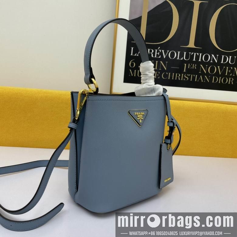 Replica Prada Bags WW1BA219天蓝 21X11X18