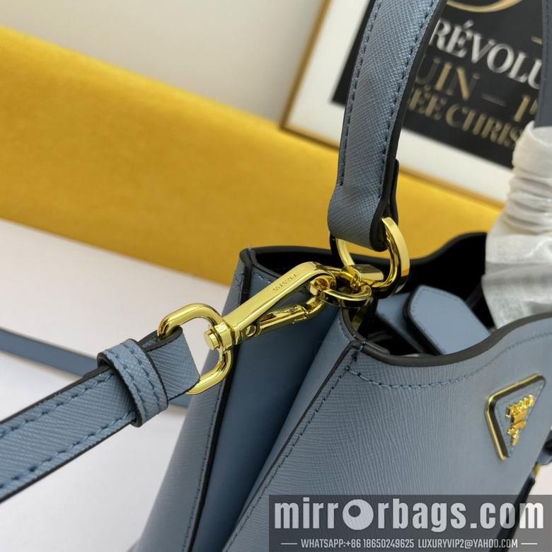 Replica Prada Bags WW1BA219天蓝 21X11X18