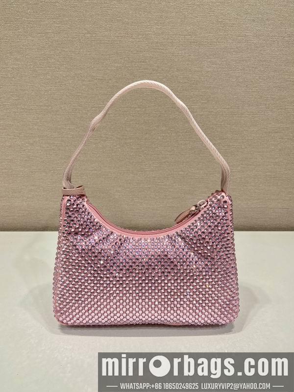 Replica Prada Bags Prada Hobo 1NE515闪钻23x13x5cm AP3色