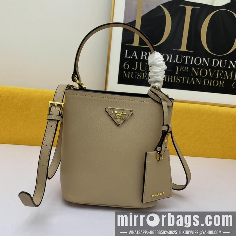 Replica Prada Bags WW1BA219棕 21X11X18