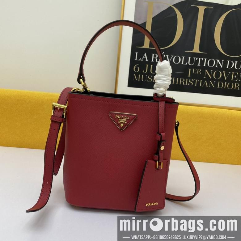 Replica Prada Bags WW1BA219红 21X11X18