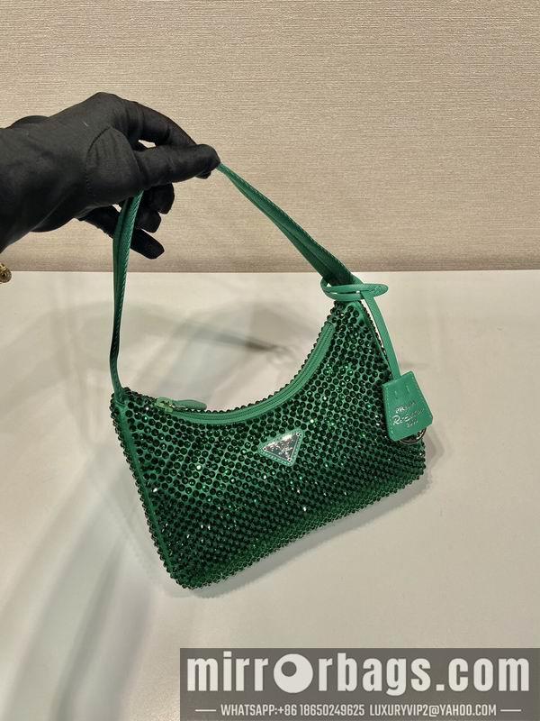 Replica Prada Bags Prada Hobo 1NE515闪钻23x13x5cm AP3色