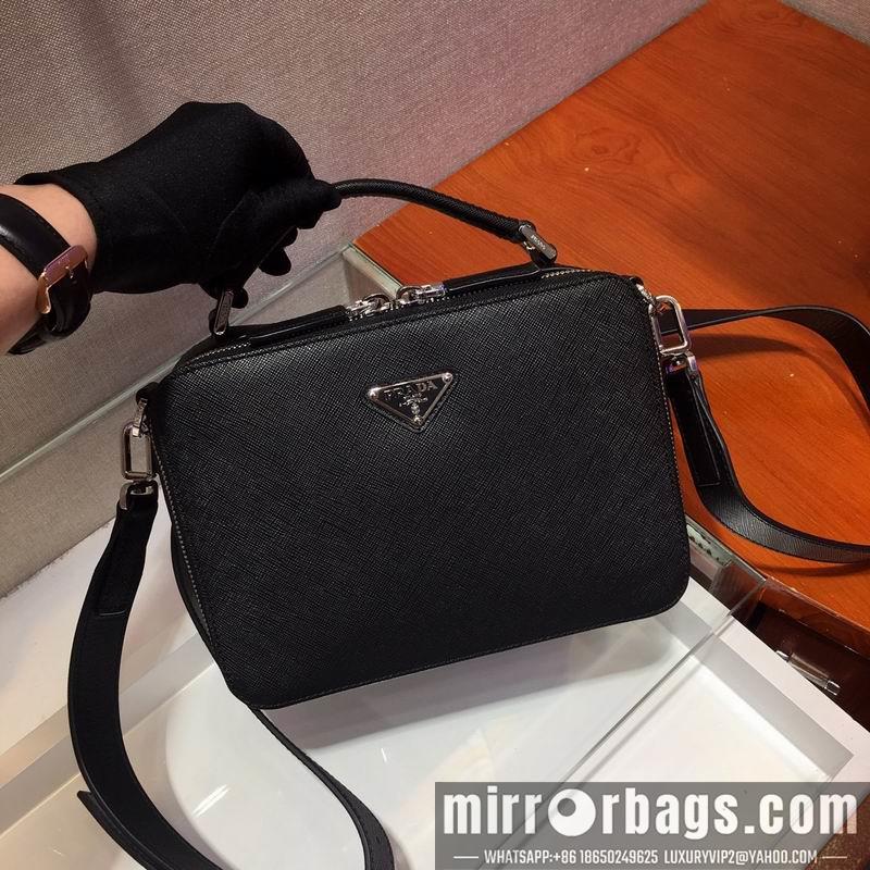 Replica Prada Bags Brique Saffiano 2VH069 22x16x6cm ap