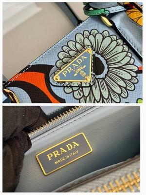 Replica Prada Bags Prada 1BA896花卉24.5x16.5x11cm AP