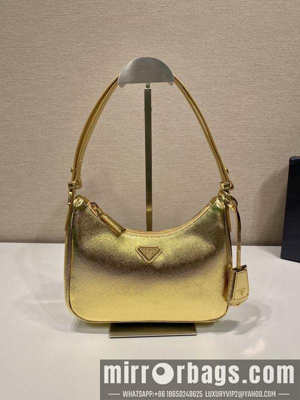 Replica Prada Bags Prada hobo 1BC204B金23x17x6.5cm AP