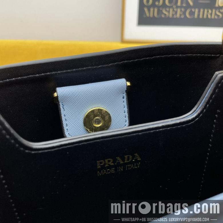 Replica Prada Bags WW1BA219天蓝 21X11X18