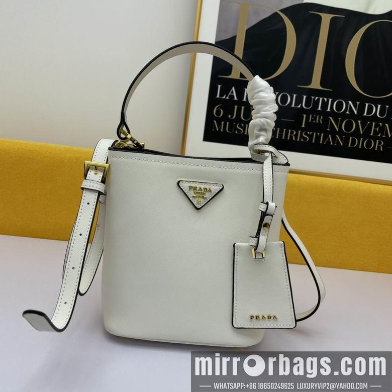 Replica Prada Bags WW1BA219白 21X11X18