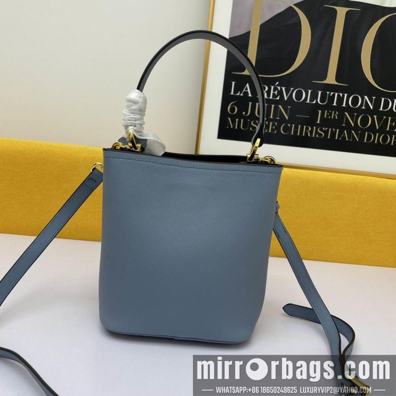 Replica Prada Bags WW1BA219天蓝 21X11X18