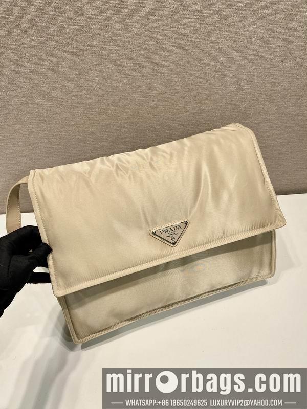Replica Prada Bags Prada 1BD256奶茶色36x28x14cm AP