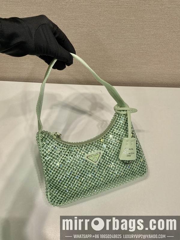 Replica Prada Bags Prada Hobo 1NE515闪钻23x13x5cm AP3色