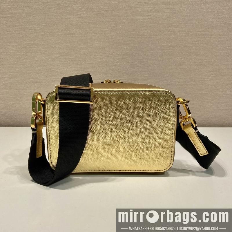 Replica Prada Bags Prada 2VH070金色十字纹19x12.5x5.5cm AP