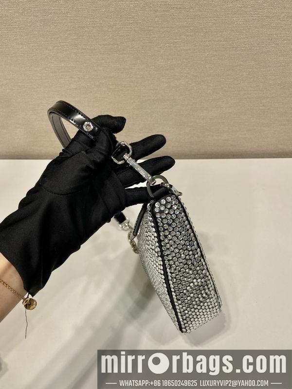 Replica Prada Bags Prada 1BC190水晶26x15x6cm AP