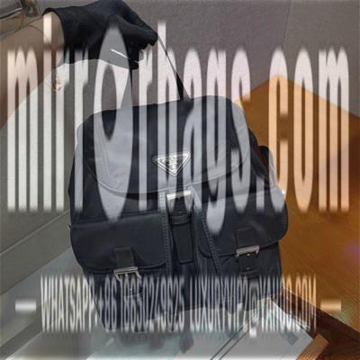 Replica Prada Bags Re-Nylon Saffiano 1BZ677A 24X28X12cm ap 34