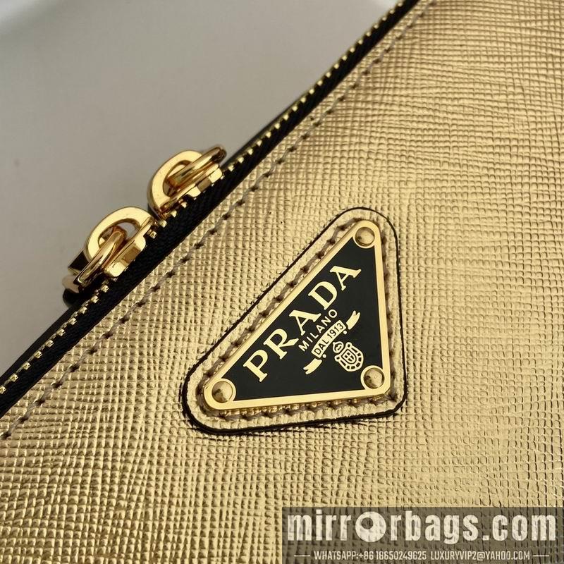 Replica Prada Bags Prada 2VH070金色十字纹19x12.5x5.5cm AP