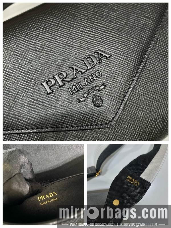 Replica Prada Bags Saffiano Monochrome 1BD317 21x14x6 ap 15