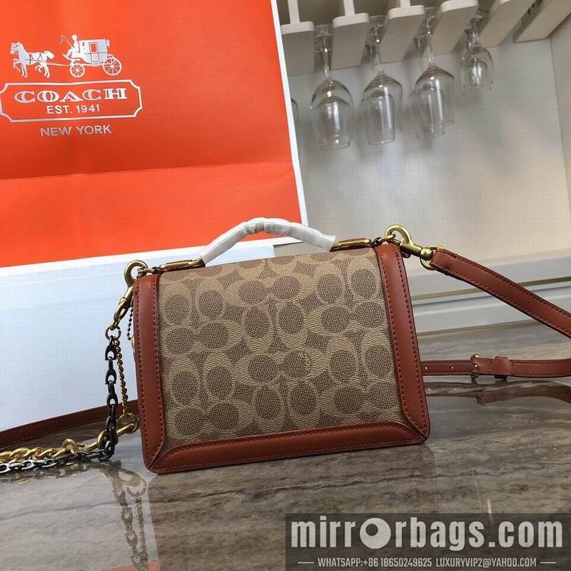 Replica Coach Bags TT61259 brown skin
