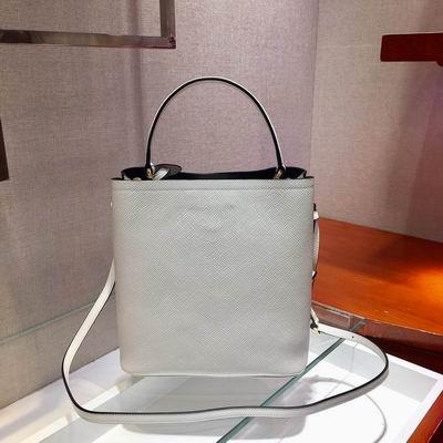 Replica Prada Bags Panier Saffiano 1BA212 22x23x13cm ap 12
