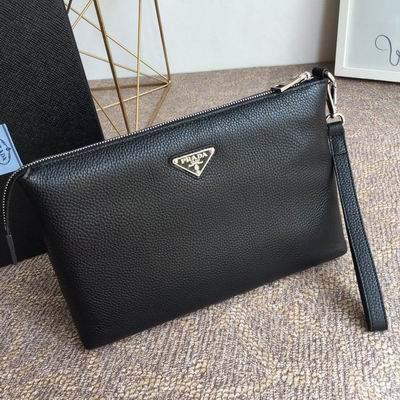 Replica Prada Bags 0050 29x18cm ap Black Navy 20