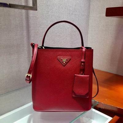 Replica Prada Bags Panier Saffiano 1BA212 22x23x13cm ap 12