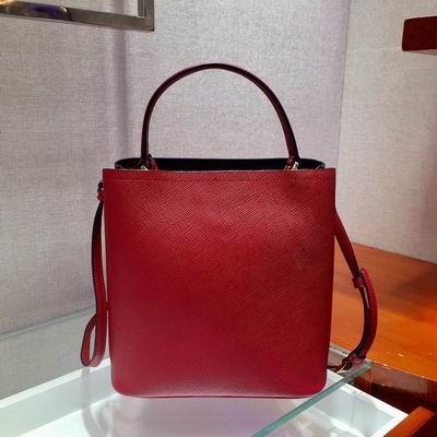 Replica Prada Bags Panier Saffiano 1BA212 22x23x13cm ap 12