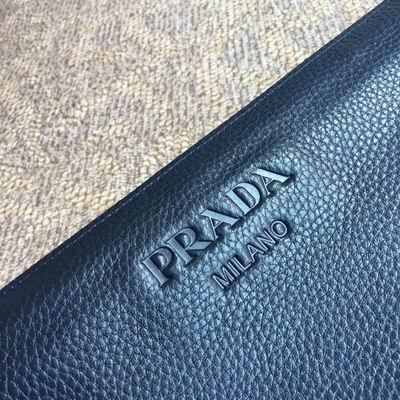 Replica Prada Bags 0050 29x18cm ap Black Navy 20