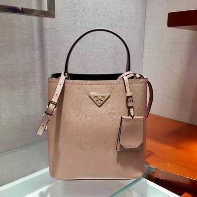 Replica Prada Bags Panier Saffiano 1BA212 22x23x13cm ap 12